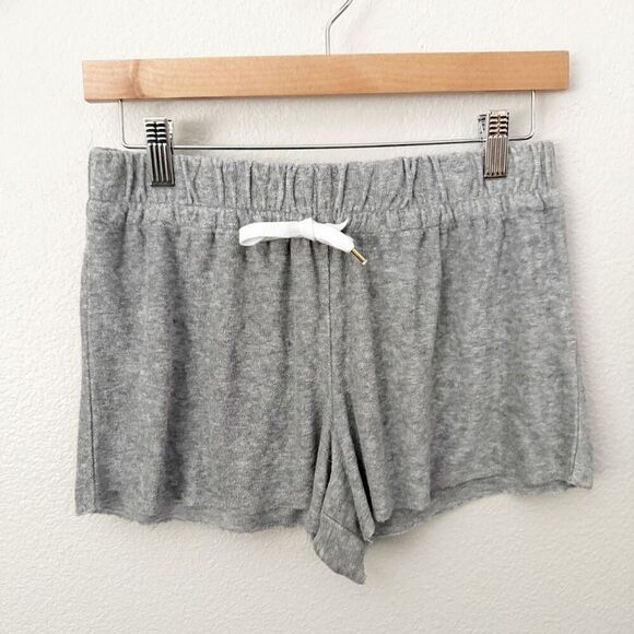 HONEYDEW | Soft Terrycloth Bundle Set T-Shirt + Booty Shorts Gray | Size Small - Picture 3 of 7